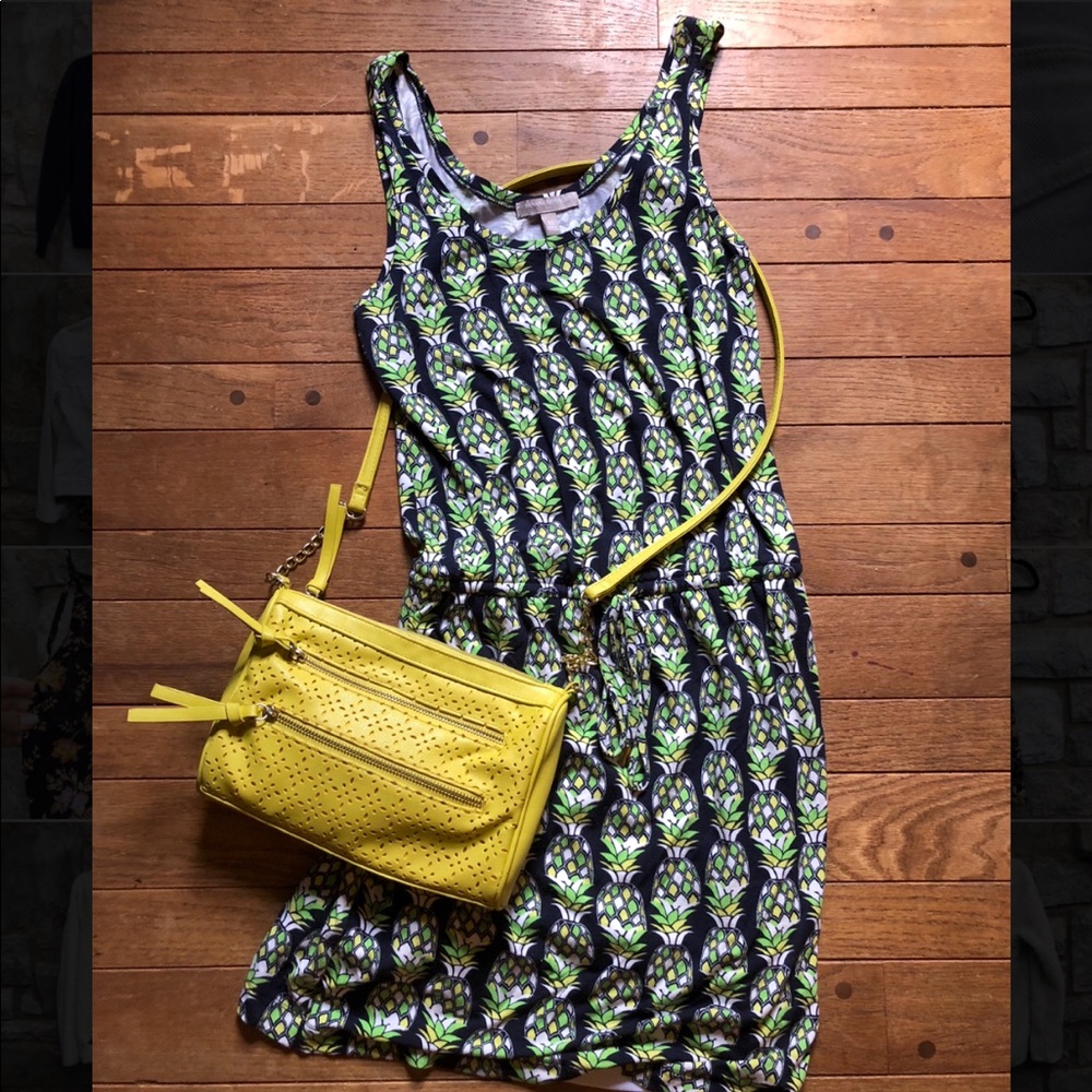 BANANA REPUBLIC pineapple dress